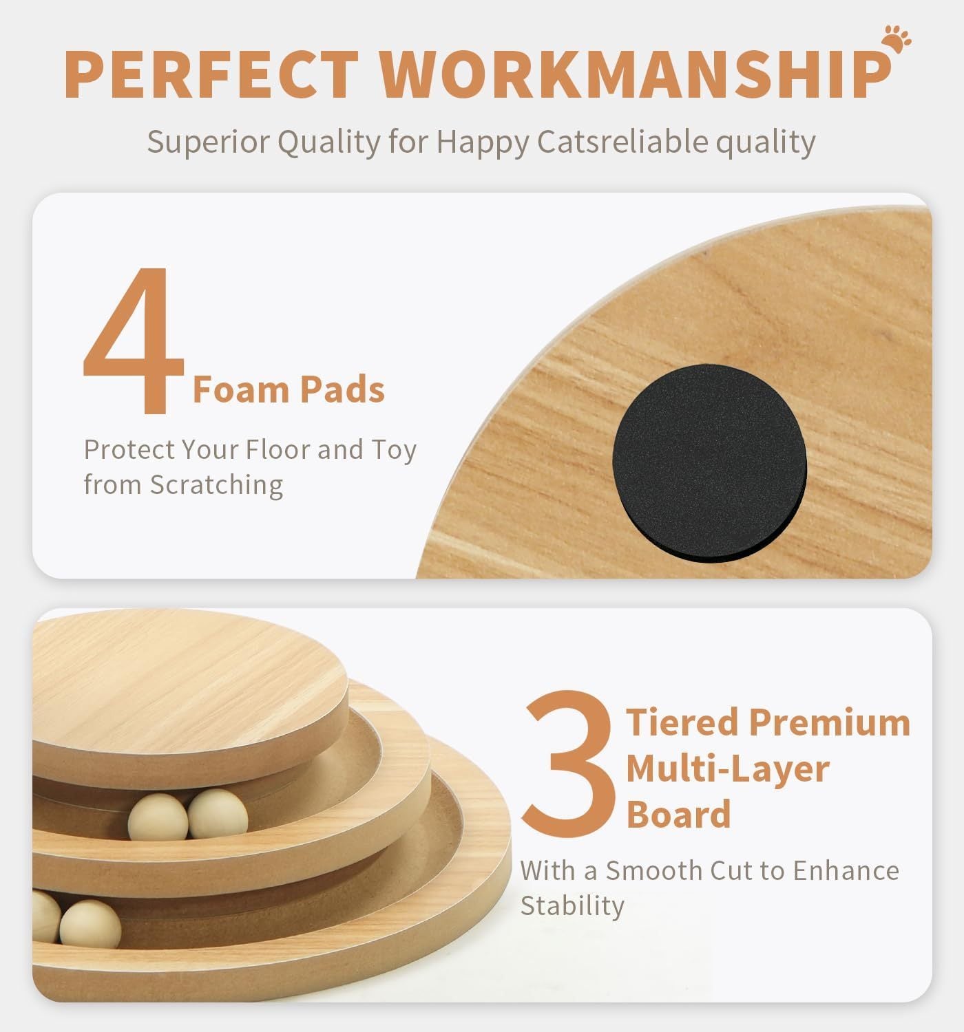 2 Layer Sisal Cat Scratching Post Toy