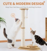 2 Layer Sisal Cat Scratching Post Toy